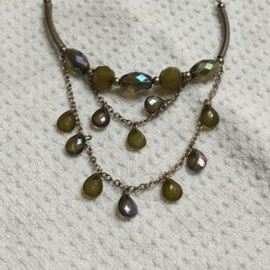 Green jewel necklace